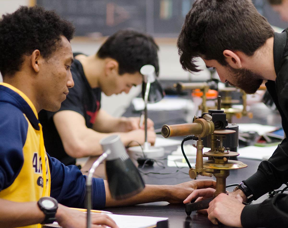 Student Working in a Laboratory